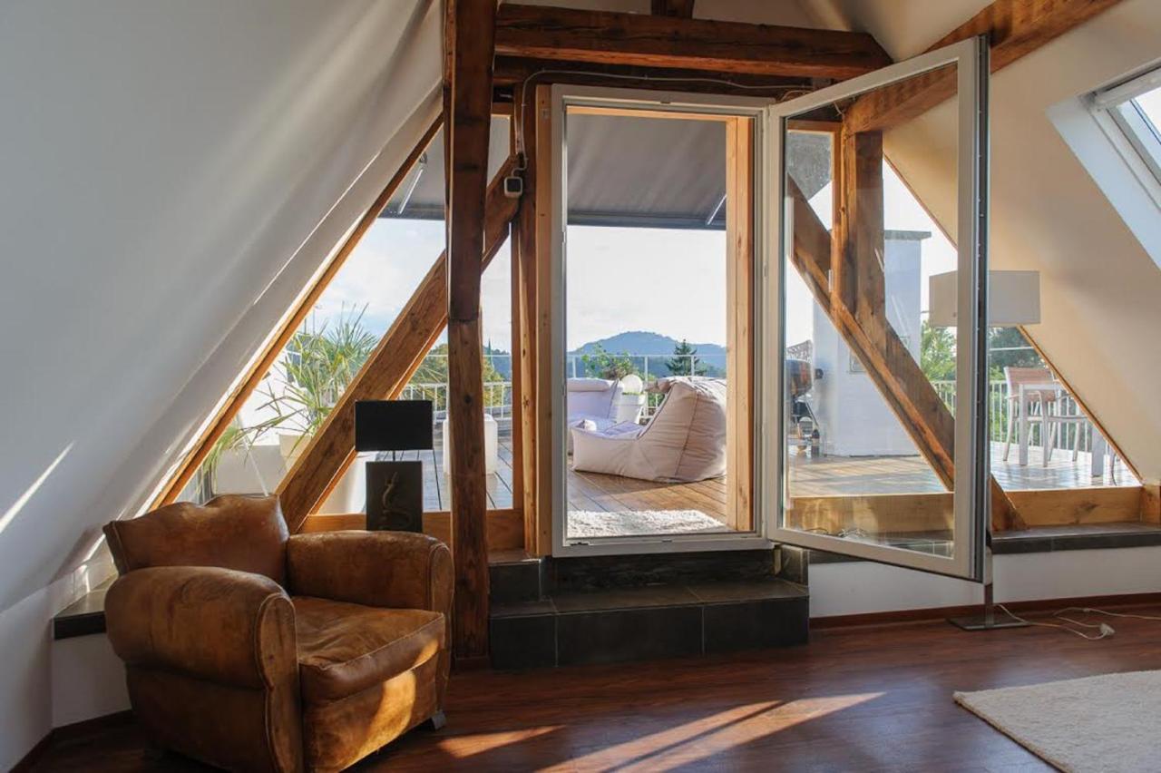 City Penthouse Mit Dachterrasse 弗赖堡 外观 照片